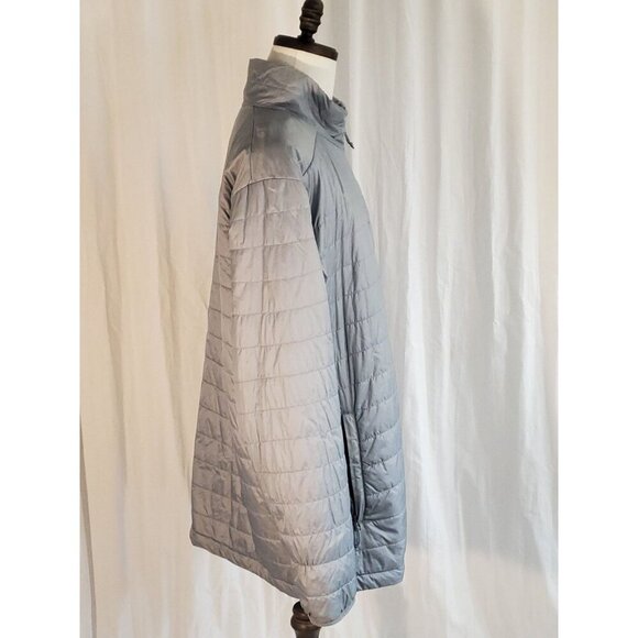 Columbia Omni-Heat Men's Puffer Jacket Size XLT Gray Full Zip Gorpcore Winter - Picture 4 of 13